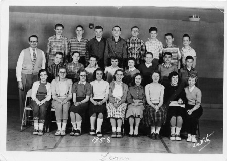 Mifflin Elementary Class in 1958