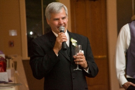 Toast at my daughter's wedding