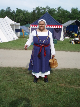 Holly at SCA Event in Maine - July 2005