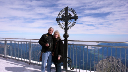 Jon & I at the Zugspitze in Germany