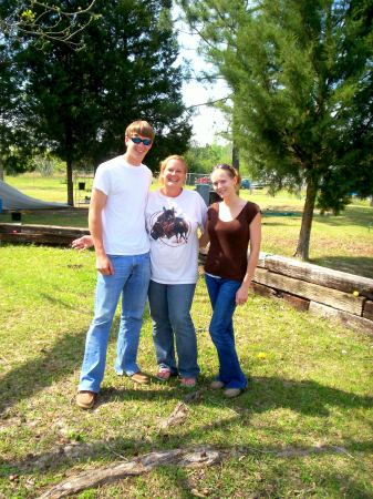 MICHELLE WITH SON PAT AND DAUGHTER LEANN