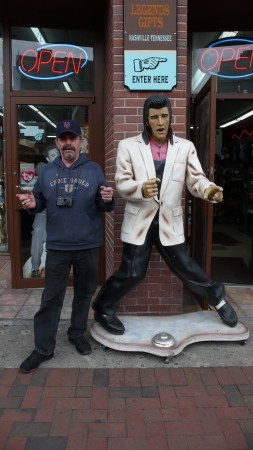 Hubby and Elvis