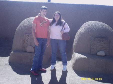 Garrett & I at Taos Pueblo