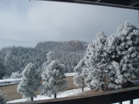 View from the deck of our Colorado home.