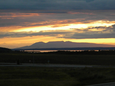 Sunset at Pioneer Peak