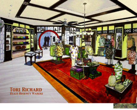 Color Rendering of Tori Richard Store