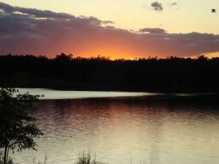 sunset at Craighead Forrest Aug 21, 2009