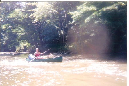 I love going down the river in my canoe!!!!!