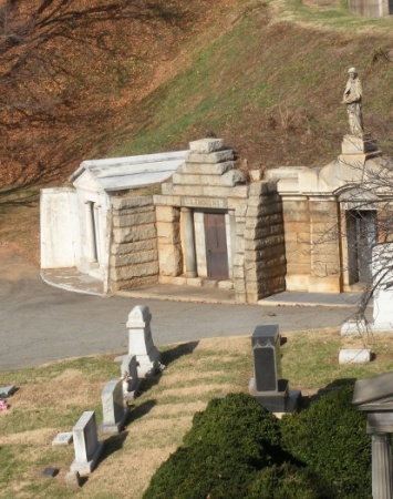 Mausoleum row.