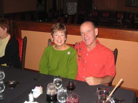 My husband Fred & Me - Xmas 2008