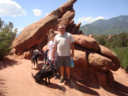 The immediate fam at Garden of the Gods