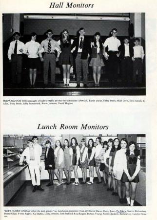 1970 Hall & Lunchroom Monitors