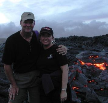 My Husband & I--Big Island, Hawaii