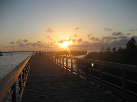 Sunset from Baytown Wharf