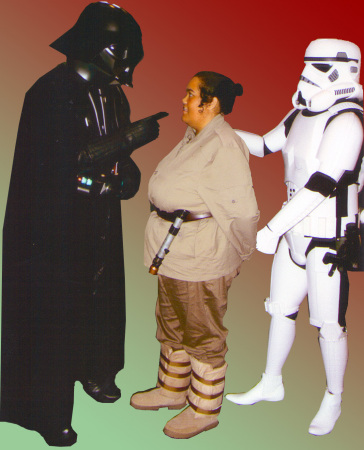 Holly - Caught by Darth Vader - November 2006