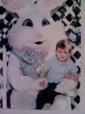 Ethan with the Easter Bunny!!!!
