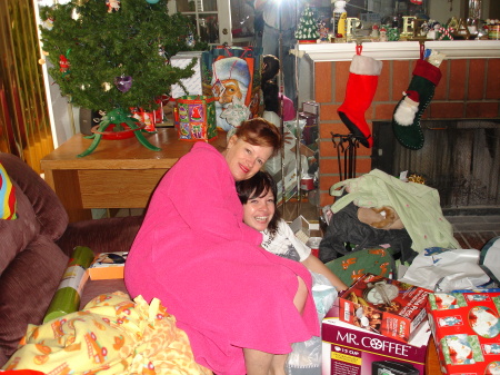 Christmas 2006 My daughter Monica & Me