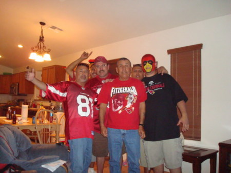 some of my family at my superbowl party