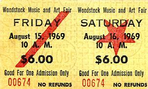 woodstock ticket