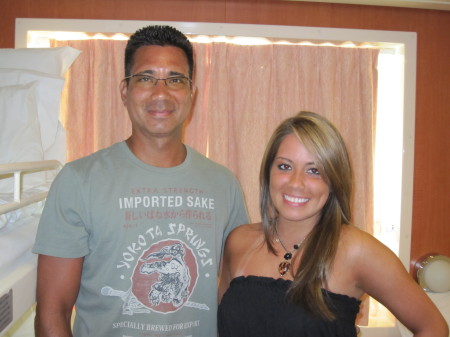 Kelly & Dad - Bermuda 2009