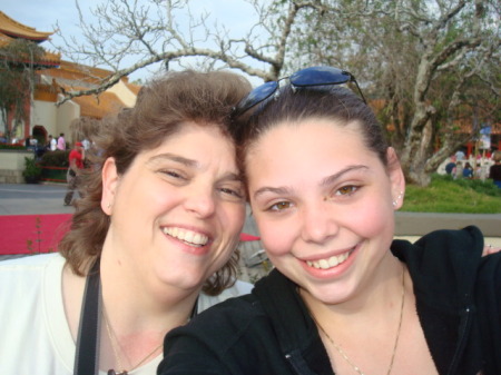 Katie and me in Disney 2008