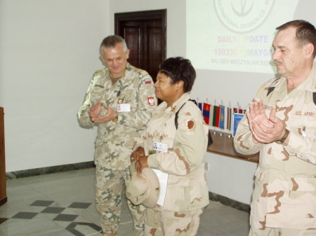 Promotion to Lieutenant Colonel 17 May 2004