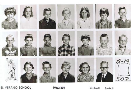 1963-64 Fifth Grade with Mr Small