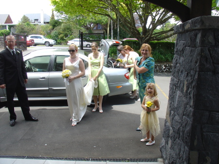 Seirra's wedding day in New Zealand
