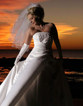 Bridal Portrait on South Padre Island