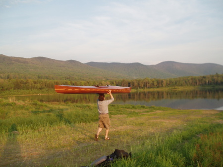 blueberry lake sunset kayak 009