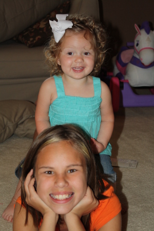 grandaughters  bri and carter