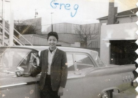 Jess's car & me 1964