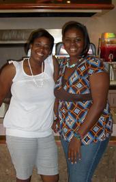 me and my twin katrina. I love my sister!!!