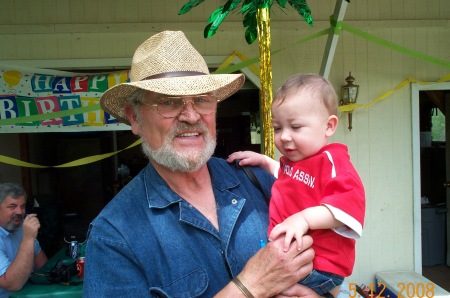 Great Grandpa Casey with G.G.Son Dakota