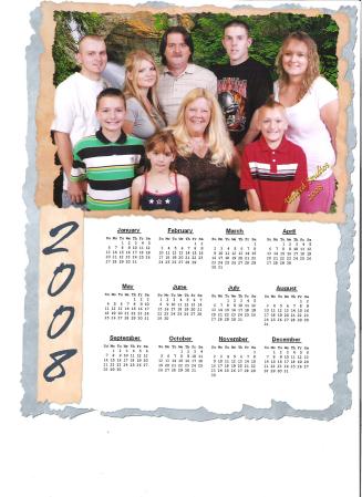Family calendar 2008