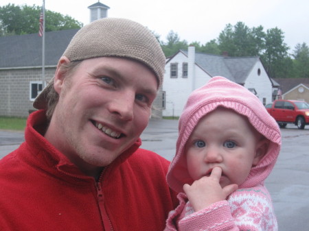 Son Matt with daughter Nellie