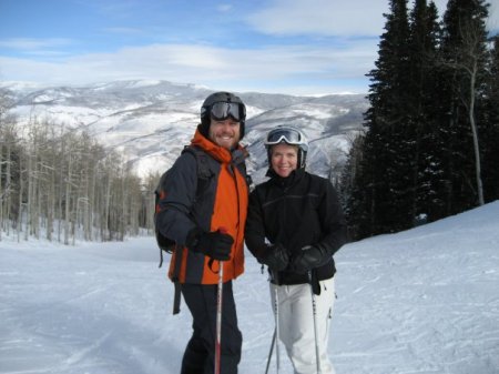 son, Brian and wife, Jen-Colorado, Feb 2010