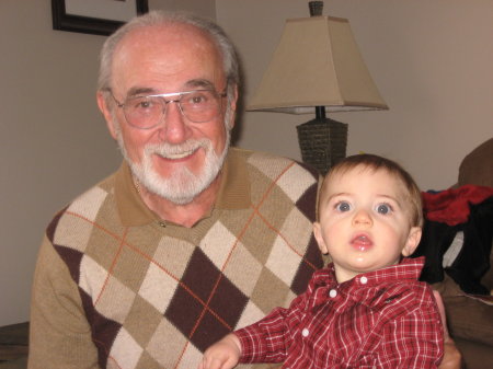 Me and grandson, Nicholas