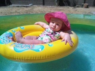 Granddaughter Hailey 8 mos