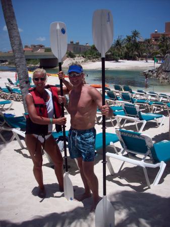 My friend Ned and I going kayaking in Mexico 0