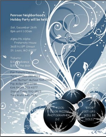Upcoming Holiday Party December 26th!
