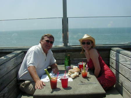 with my daughter Kelly in Malibu