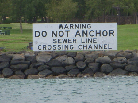 Sign on Whale Tour