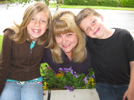 My grandkids and myself! May 2009