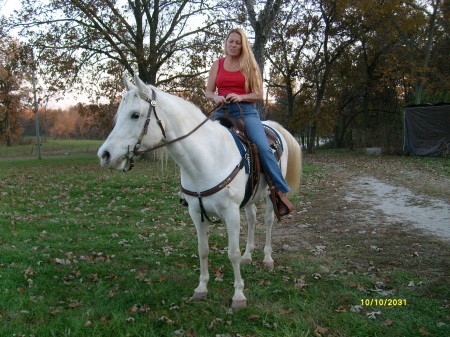 Me and one of my horses