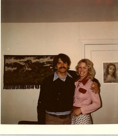 Hector and I when we were dating 1975