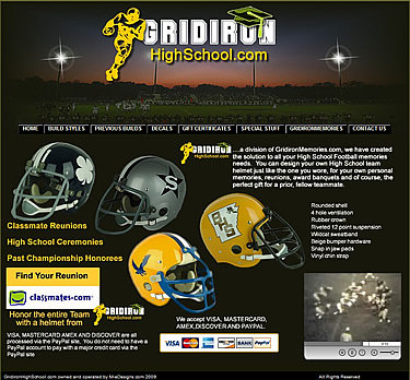 GridironHighSchool  One of my E-Commerce Compa