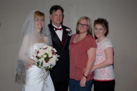 Wife and I with my daughters Amy and Stephanie