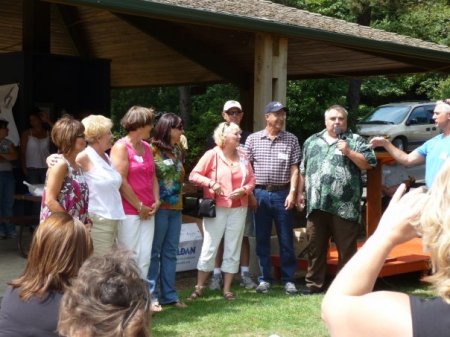 Introductions At The Alumni Picnic