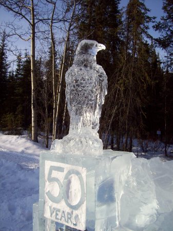 Denali National Park -Winterfest Ice Sculpture